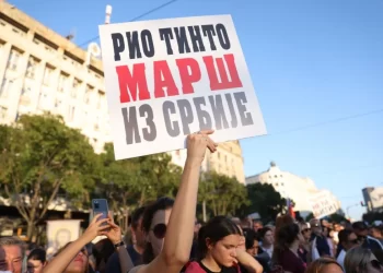 Sırbistan’da lityum madeni protestosu