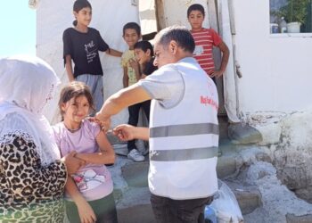 Muş’ta, kızamık aşısı etkinliği!