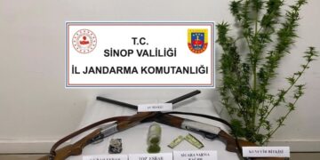 Sinop’ta yapılan uyuşturucu operasyonunda 1 kişi gözaltında!