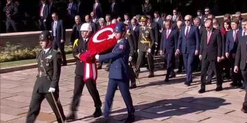 Cumhurbaşkanı Erdoğan ve Devlet Erkanı Anıtkabir’de