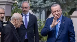 Cumhurbaşkanı Erdoğan, MHP Genel Başkanı Bahçeli ile bir araya geldi bahceli erdogan habermeydan