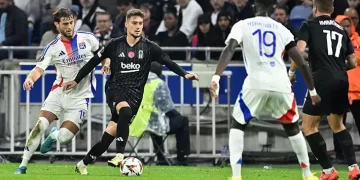 Beşiktaş, Lyon’u deplasmanda tek golle devirdi!