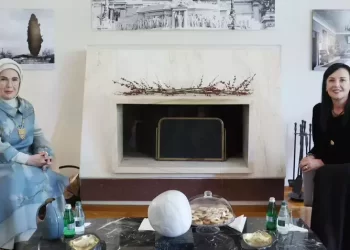 Emine Erdoğan, Edi Rama’nın eşi Linda Rama ile bir araya geldi