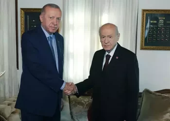Cumhurbaşkanı Erdoğan, MHP Genel Başkanı Bahçeli ile bir araya geldi