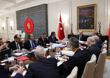 Cumhurbaşkanı Erdoğan’ın başkanlığında güvenlik toplantısı yapıldı