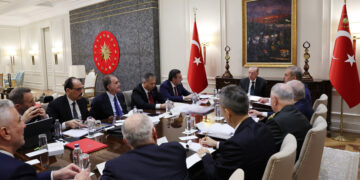 Cumhurbaşkanı Erdoğan’ın başkanlığında güvenlik toplantısı yapıldı