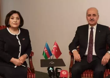 Kurtulmuş, Azerbaycan Milli Meclis Başkanı Gafarova ile bir araya geldi