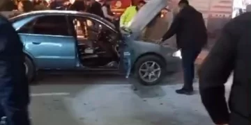 Muş’ta seyir halindeki otomobil alevlere teslim oldu!