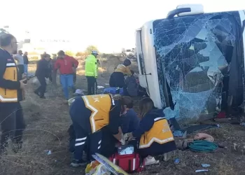 Aksaray-Ankara yolunda feci otobüs kazası!