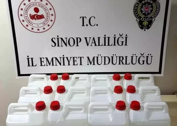 Sinop’ta, 60 litre kaçak etil alkol ele geçirildi!