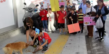 Sinop’ta minikler hayvan haklarına dikkat çekmek için yürüdü!