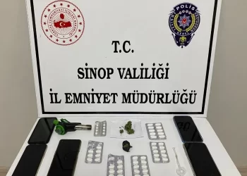 Sinop’ta yapılan şok uygulamada 4 gözaltı, 1 tutuklama!