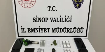Sinop’ta yapılan şok uygulamada 4 gözaltı, 1 tutuklama!