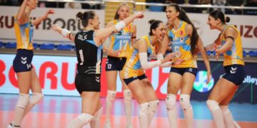 Kuzeyboru, CEV Kupası’nda Volley Mulhouse Alsace’i 3-1 yenip avantajı kaptı!
