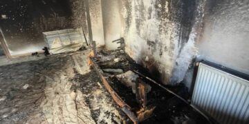 Muş’ta, çıkan ev yangınında eşyalar küle döndü!