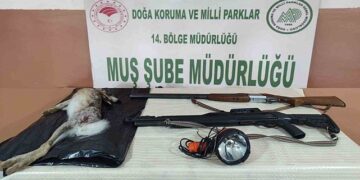Muş’ta, kaçak avlanan 2 kişiye 52 bin 236 TL para cezası!