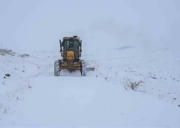Muş’ta, karla mücadele aralıksız sürüyor!