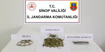 Sinop Türkeli’de uyuşturucu operasyonu!