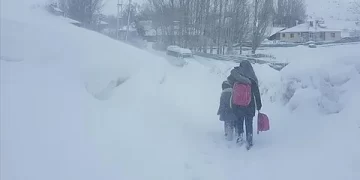 Hakkari’de eğitime kar engeli!