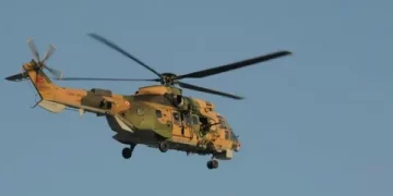 Isparta’da askeri helikopter düştü