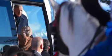 Cumhurbaşkanı Erdoğan, atlı cirit sporcuları tarafından karşılandı