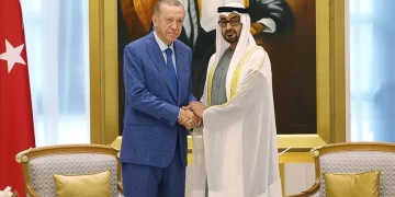 Cumhurbaşkanı Erdoğan, BAE Devlet Başkanı Al Nahyan ile görüştü