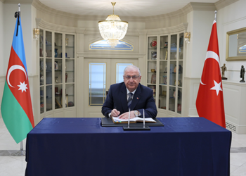 Bakan Güler, Azerbaycan’ın Ankara Büyükelçiliği’ni ziyaret etti