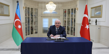 Bakan Güler, Azerbaycan’ın Ankara Büyükelçiliği’ni ziyaret etti
