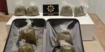 Muş’ta, otobüs bagajında 16 kilo 400 gram uyuşturucu yakalandı!