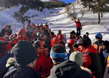 Palandöken Dağı’nda çığ meydana geldi