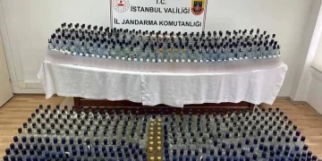 “ÇENGEL-13” Operasyonlarında çok miktarda sahte alkol ele geçirildi