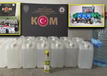 “ÇENGEL-9 ve ÇENGEL-10” Operasyonlarında 159 Bin 767 litre sahte alkol ele geçirildi