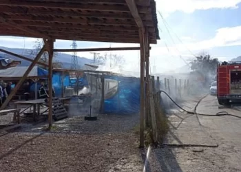 Sinop Ayancık’ta, pazar yerinde çıkan yangın korkuttu!