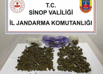 Sinop Ayancık’ta, yolcu otobüsünde uyuşturucu yakalandı!