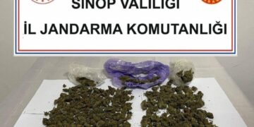 Sinop Ayancık’ta, yolcu otobüsünde uyuşturucu yakalandı!