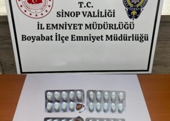 Sinop Boyabat’ta, bir kişinin üst aramasında uyuşturucu yakalandı!