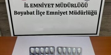 Sinop Boyabat’ta, bir kişinin üst aramasında uyuşturucu yakalandı!