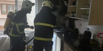 Sinop Türkeli’de, mutfakta çıkan yangın korkuttu!