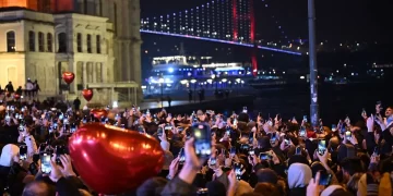 İstanbul’da yeni yıl coşkuyla kutlandı