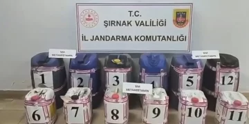 “NARKOKAPAN-11” operasyonunda 375 litre sıvı metamfetamin ele geçirildi