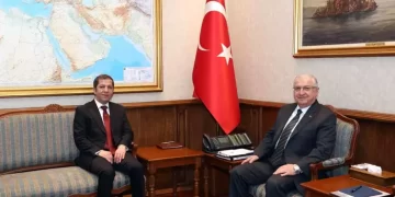 Bakan Güler, Mansur Barzani ile görüştü