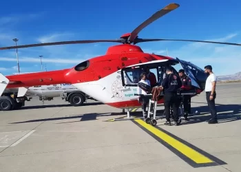 Muş’ta, ambulans helikopter yenidoğan bebek için havalandı!