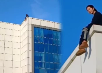 Sinop Atatürk Devlet Hastanesi çatısında intihar girişimi!