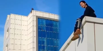 Sinop Atatürk Devlet Hastanesi çatısında intihar girişimi!