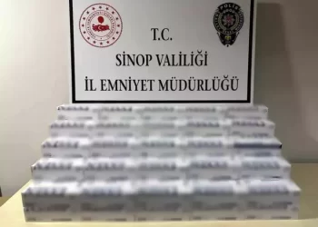 Sinop’ta, 20 bin kaçak makaron ele geçirildi!