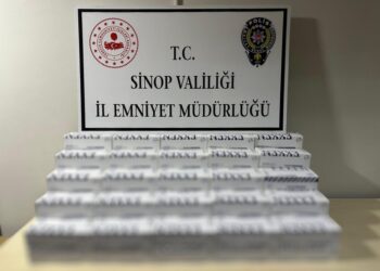 Sinop’ta, 40.000 kaçak makaron ele geçirildi!