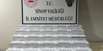 Sinop’ta, 40.000 kaçak makaron ele geçirildi!
