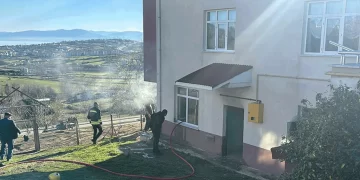 Sinop’ta çıkan yangın korkuttu!