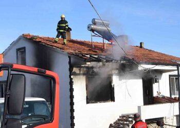 Sinop’ta, sobadan çıkan yangın korkuttu!