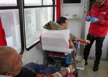 Muş Hasköy’de, kan bağışı kampanyasına yoğun ilgi!